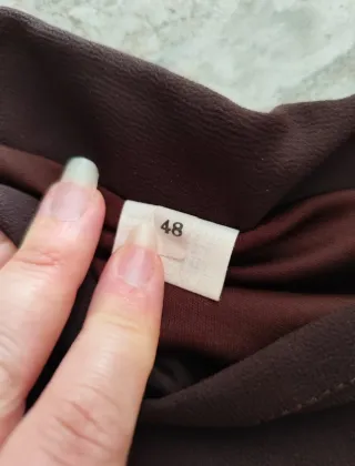 Falda vintage marrón