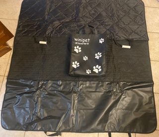 Tappetino auto cane nuovo + Guinzaglio