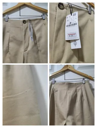 STRADIVARIUS - Lote 2 Pantalones Pinzas