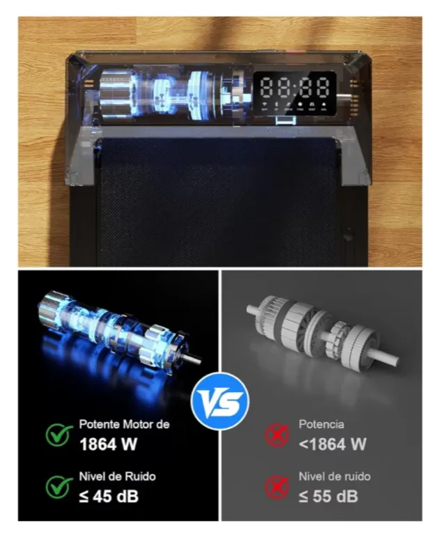 Tapis roulant pieghevole