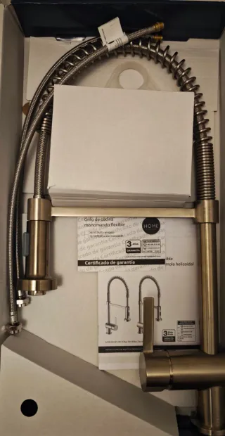 Grifo Cocina Home Creation Acero Inox