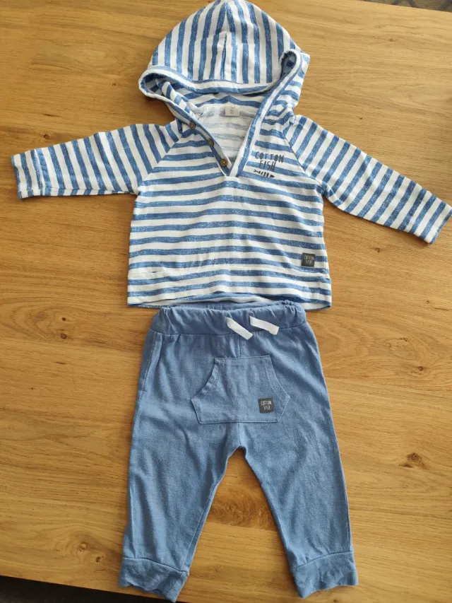 Conjunto bebé Cotton Fish.ENVÍO