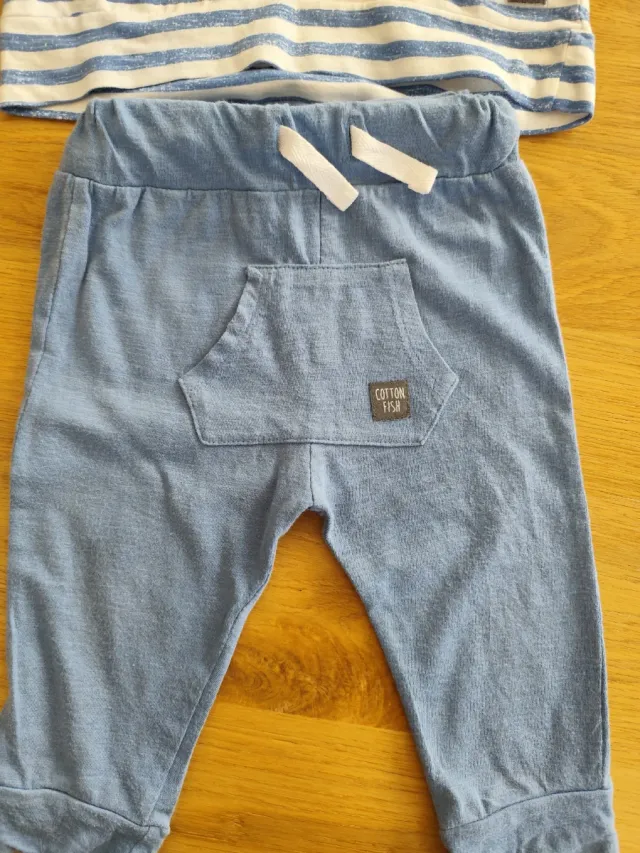 Conjunto bebé Cotton Fish.ENVÍO