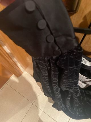 Vestido Zara Negro Talla S