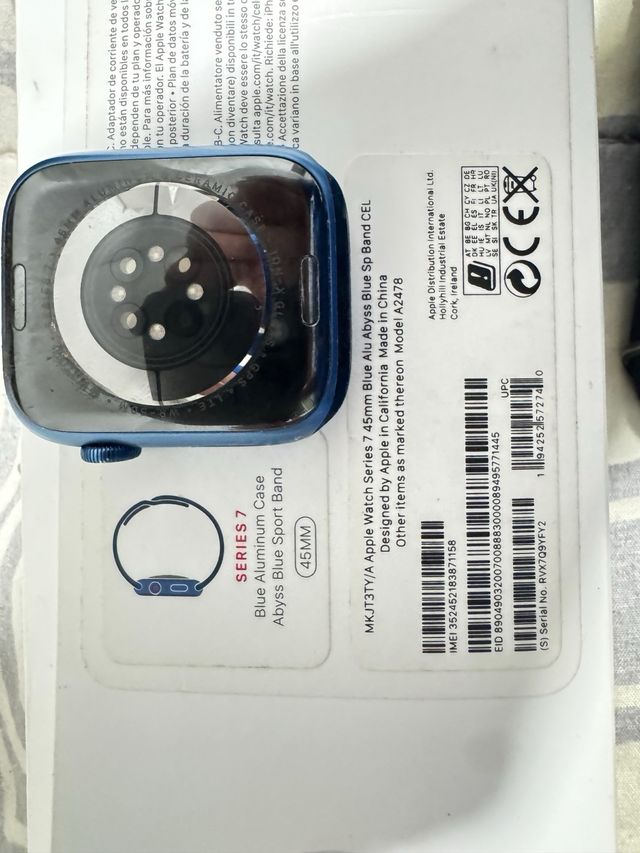 Apple Watch Series 7 45mm Azul