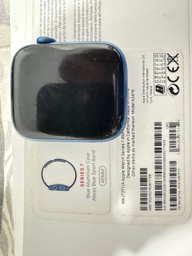 Apple Watch Series 7 45mm Azul