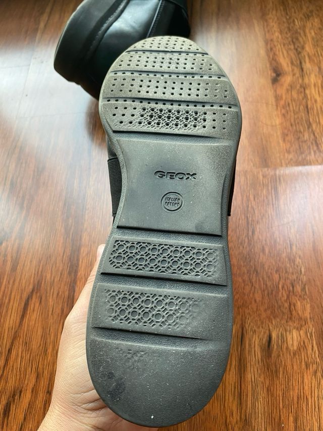 Mocasines Geox Mujer Negros