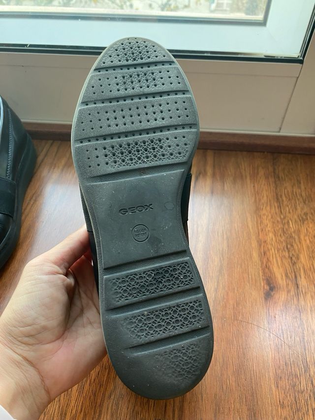 Mocasines Geox Mujer Negros