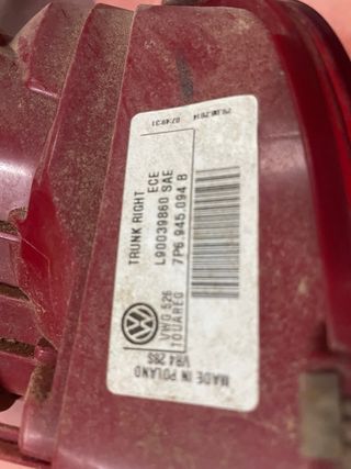 Pilotos Traseros VW Touareg 7P 2014