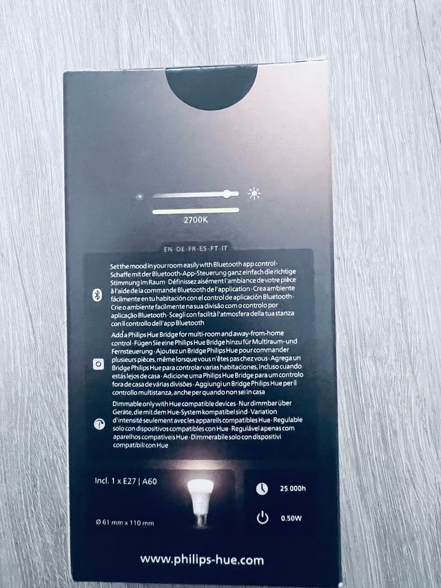 Lampadina LED intelligente Philips Hue E27