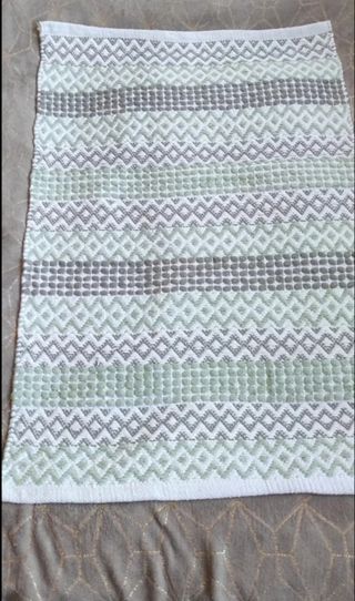 Set di 2 tappeti decorativi