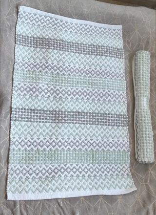 Set di 2 tappeti decorativi