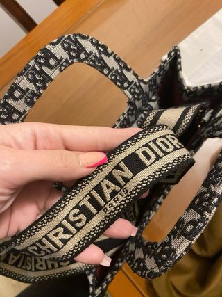 Bolso Christian Dior Beige y Azul