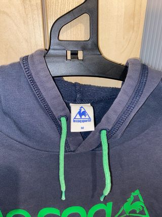 Sudadera Le Coq Sportif Talla M Azul y Verde