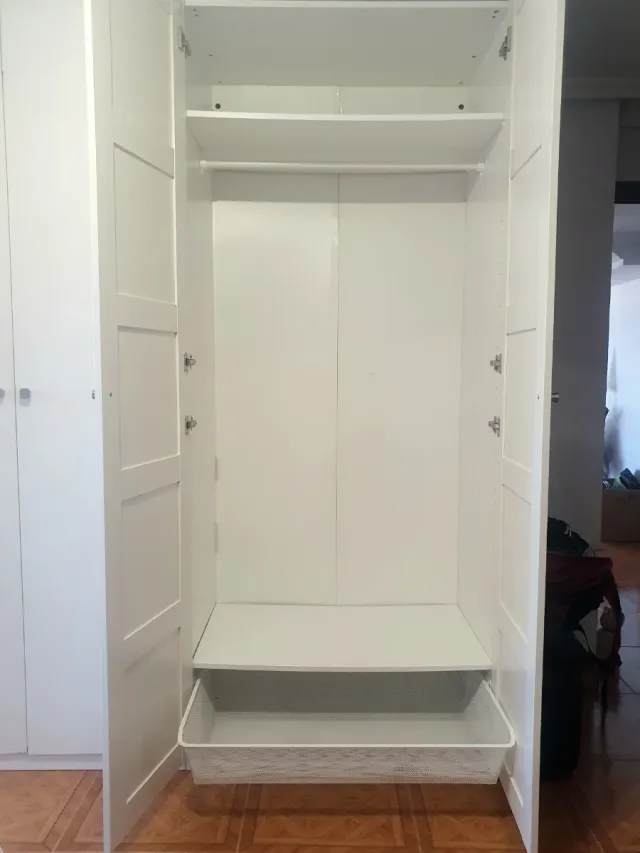2 Armarios Ikea blancos completos