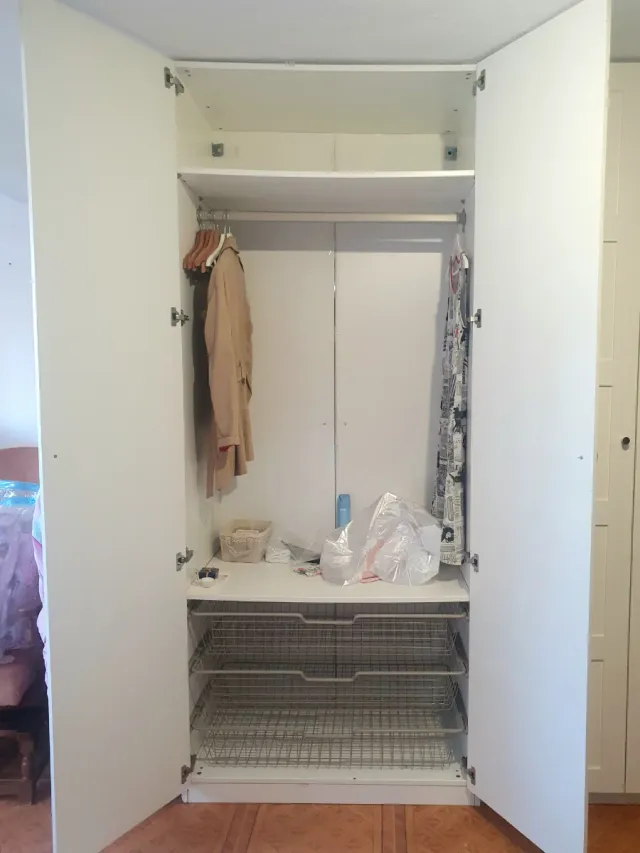 2 Armarios Ikea blancos completos