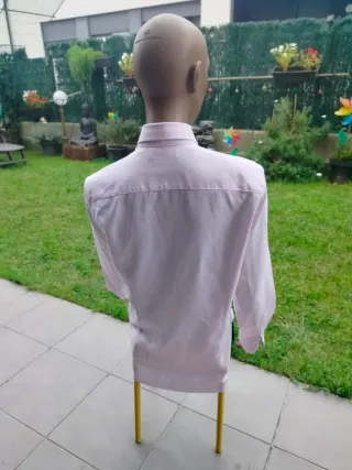 Camisa rosa nude chico