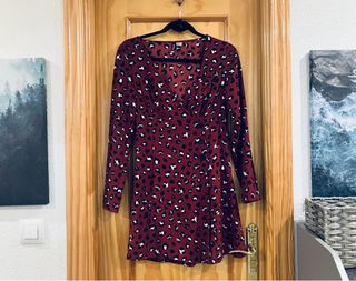 Vestido estampado H&M talla M