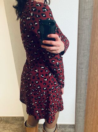 Vestido estampado H&M talla M