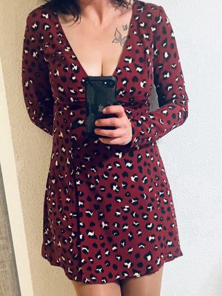 Vestido estampado H&M talla M