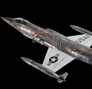 Maqueta terminada F104C Starfighter 1/48