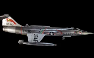 Maqueta terminada F104C Starfighter 1/48