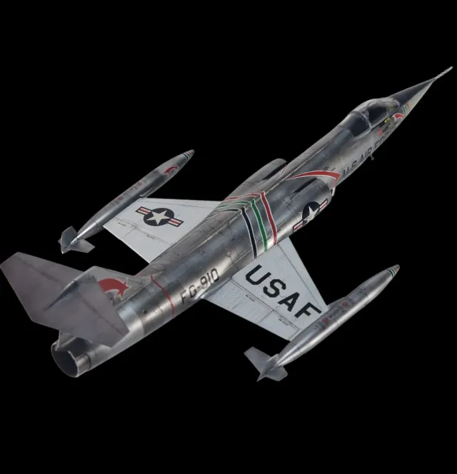 Maqueta terminada F104C Starfighter 1/48