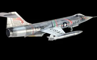 Maqueta terminada F104C Starfighter 1/48