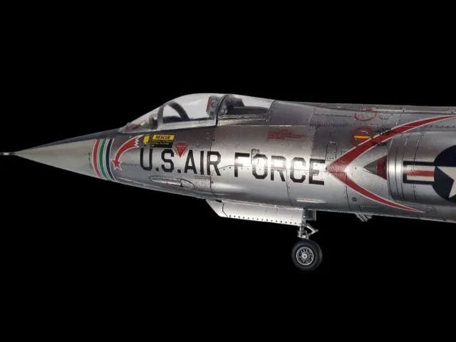 Maqueta terminada F104C Starfighter 1/48