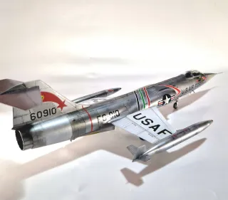Maqueta terminada F104C Starfighter 1/48