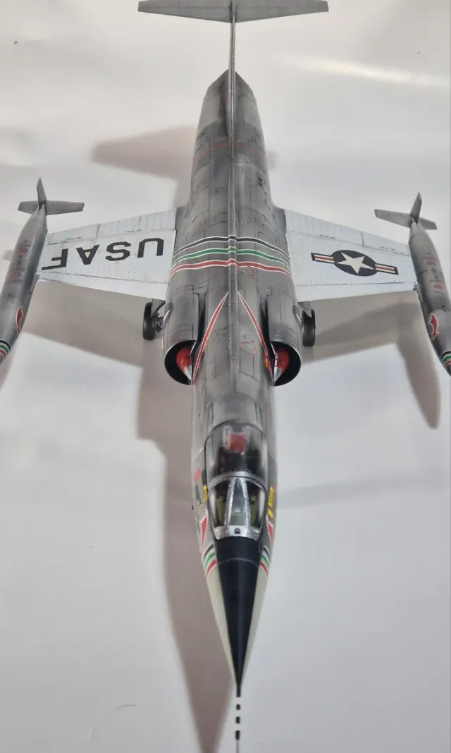 Maqueta terminada F104C Starfighter 1/48