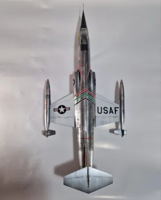 Maqueta terminada F104C Starfighter 1/48