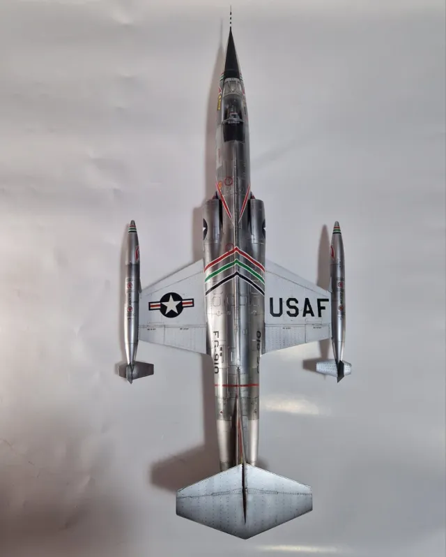 Maqueta terminada F104C Starfighter 1/48
