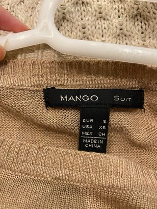 Conjunto Mango: Chaqueta punto y jersey S