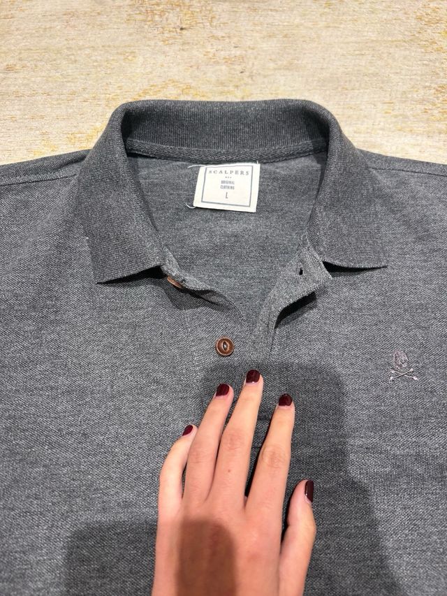 Polo Scalpers Gris oscuro