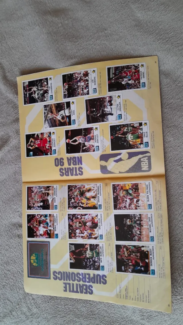 Álbum Original Panini NBA 90 Completo