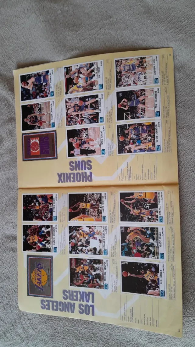 Álbum Original Panini NBA 90 Completo
