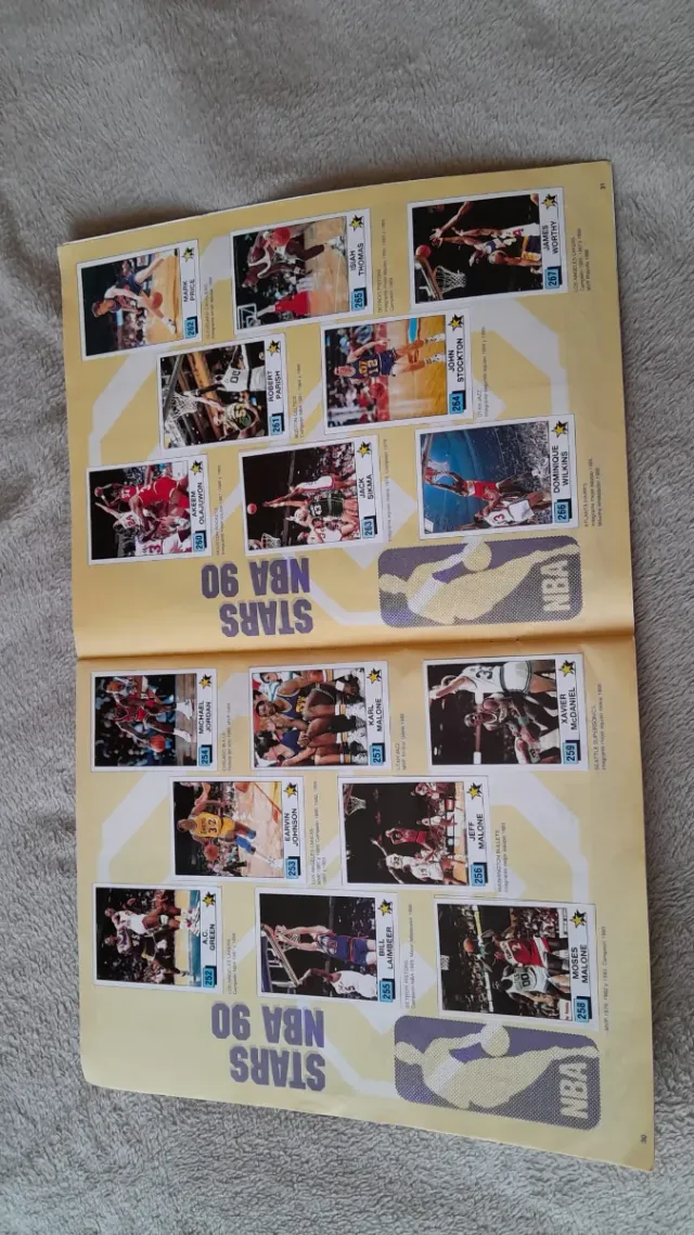 Álbum Original Panini NBA 90 Completo