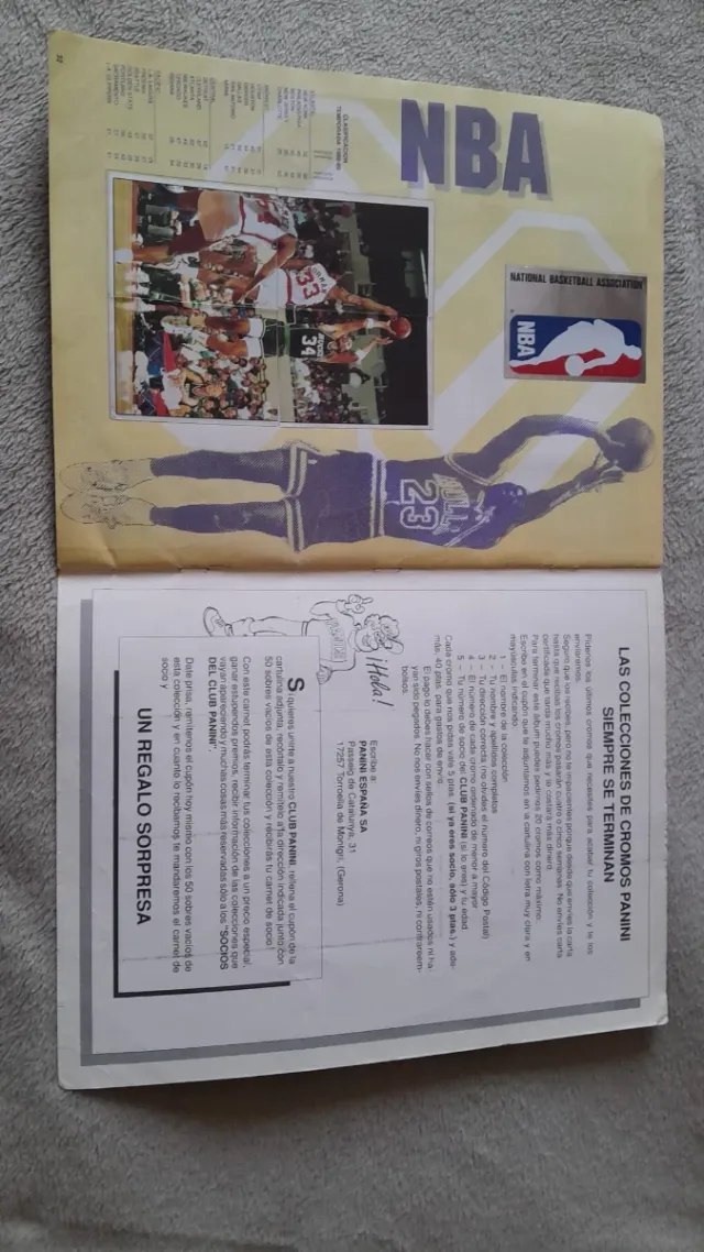 Álbum Original Panini NBA 90 Completo