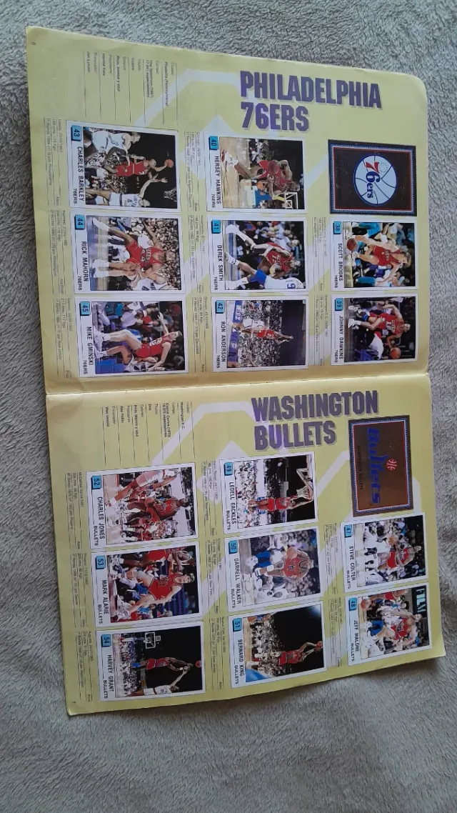 Álbum Original Panini NBA 90 Completo