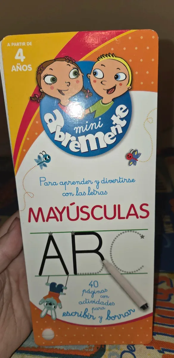 Libro Mini Abremente Mayúsculas ABC
