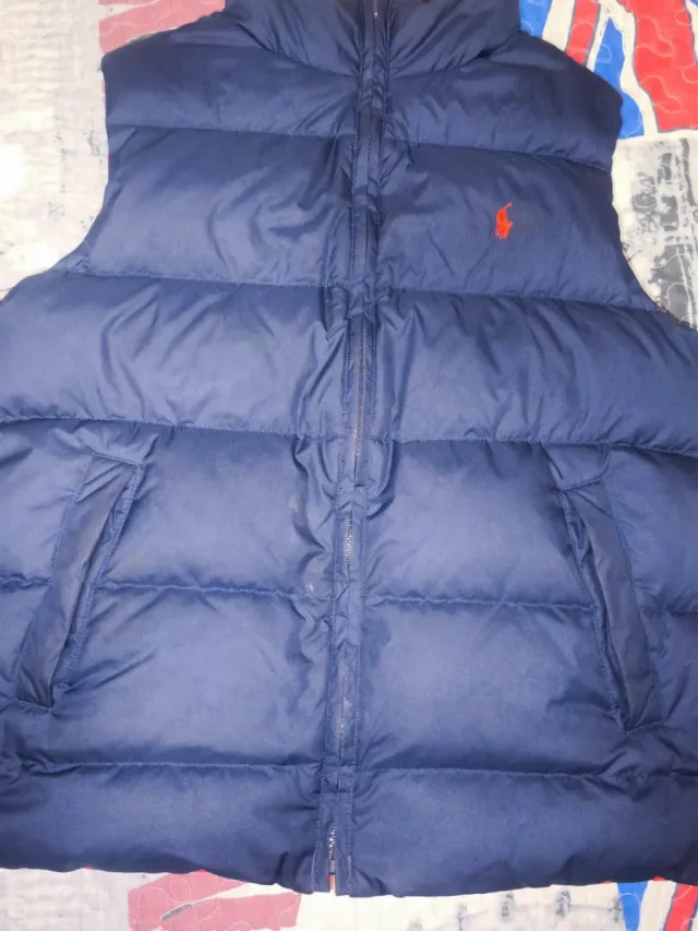 Chaleco Reversible Ralph Lauren Azul/Rojo