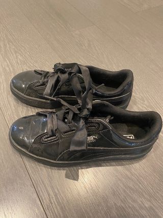 Zapatillas Puma Basket Classic Charol Negras