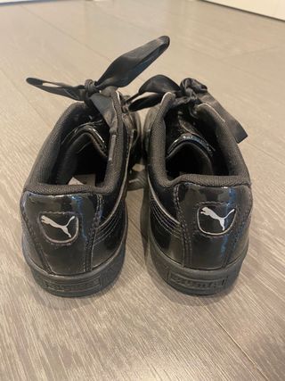 Zapatillas Puma Basket Classic Charol Negras