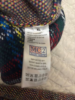 Maglione MC2 Saint Barth fantasia tartan