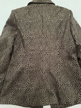 Blazer Drôle de copine Oliva con Topitos Negros