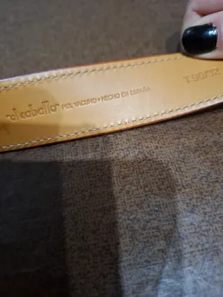 Cinturón de piel El Caballo