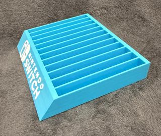 Soporte Organizador Juegos Nintendo Switch Azul