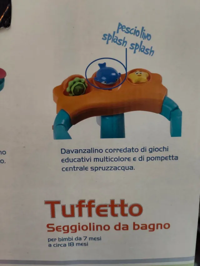 Asiento de baño para bebés