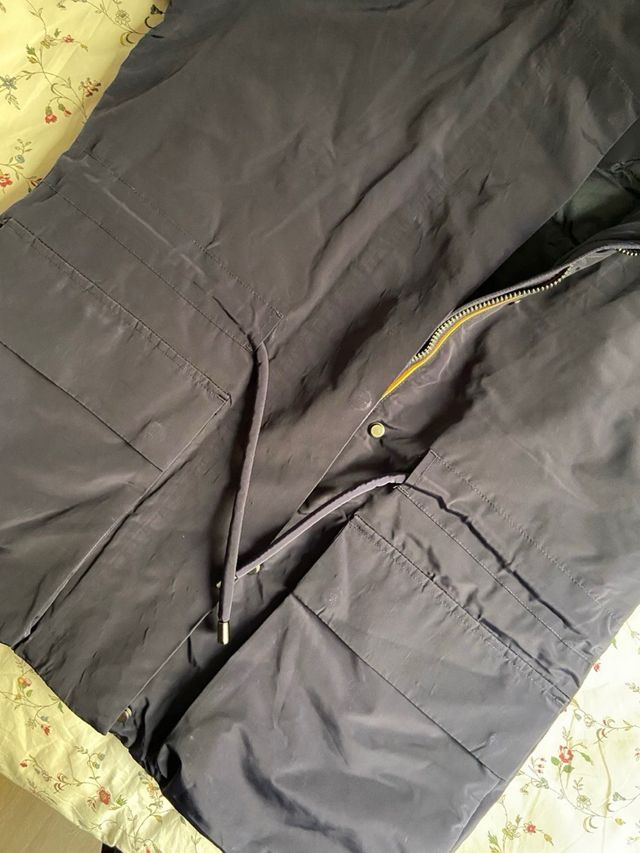 Chaqueta K-Way azul plumón y pluma